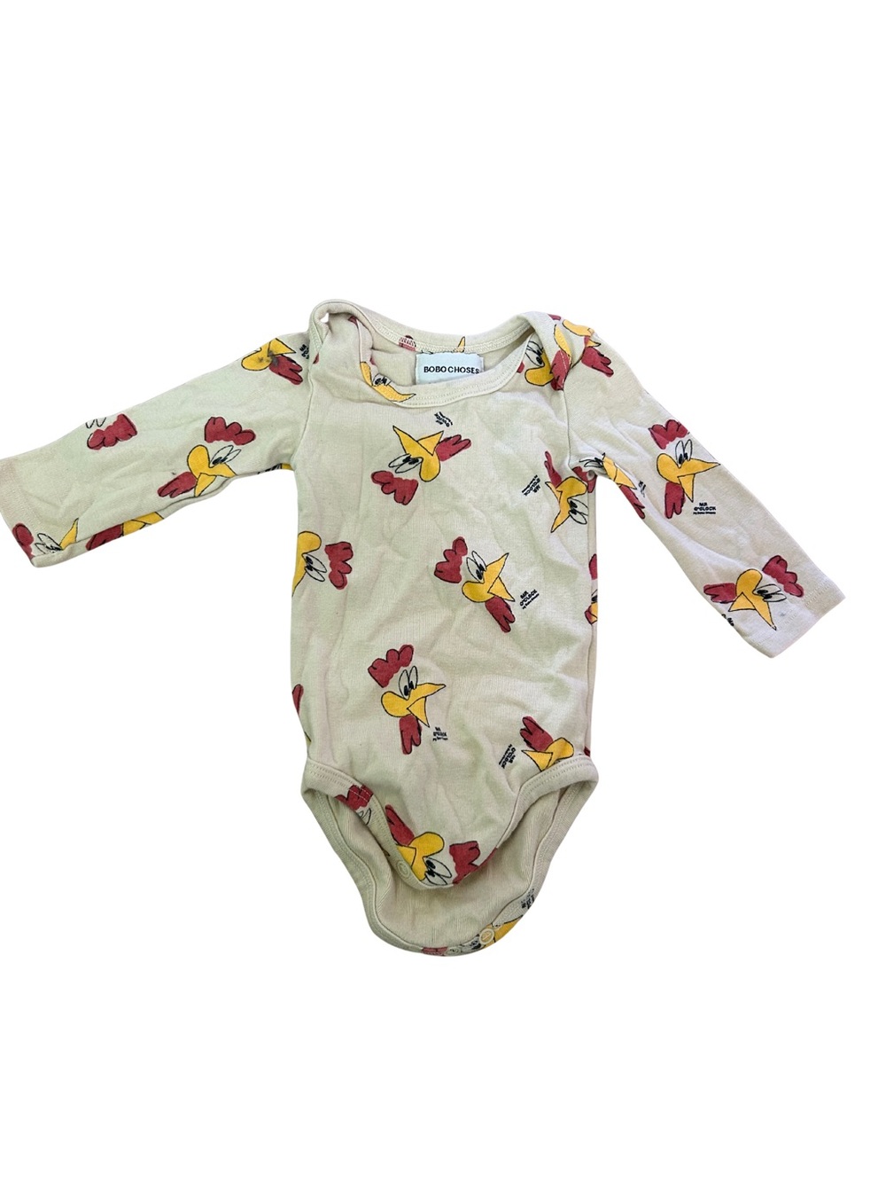 Bobo Choses Mr O'clock Long-Sleeve One-Piece